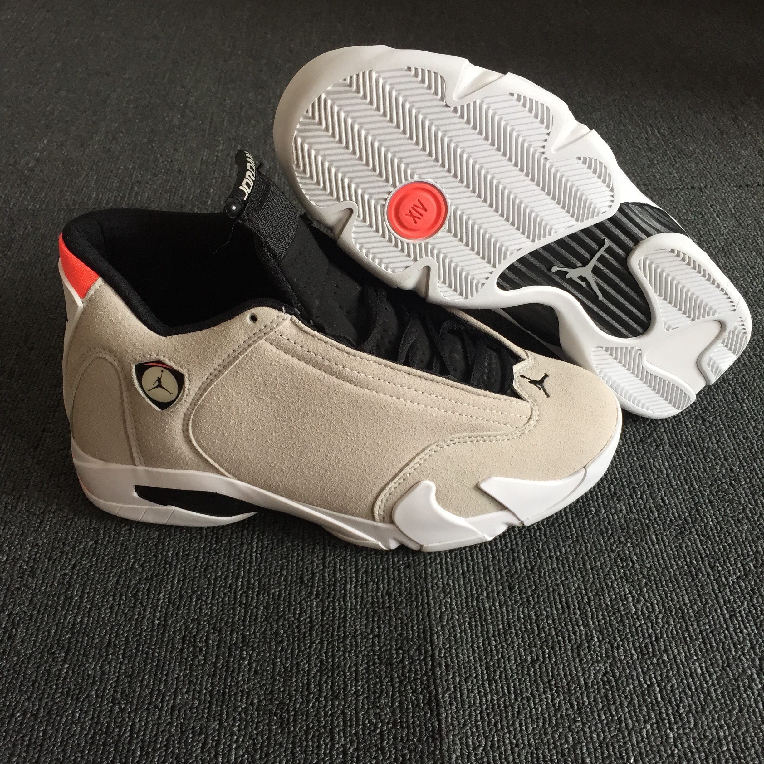 Air Jordan 14 Desert Sand Official Photos Shoes - Click Image to Close